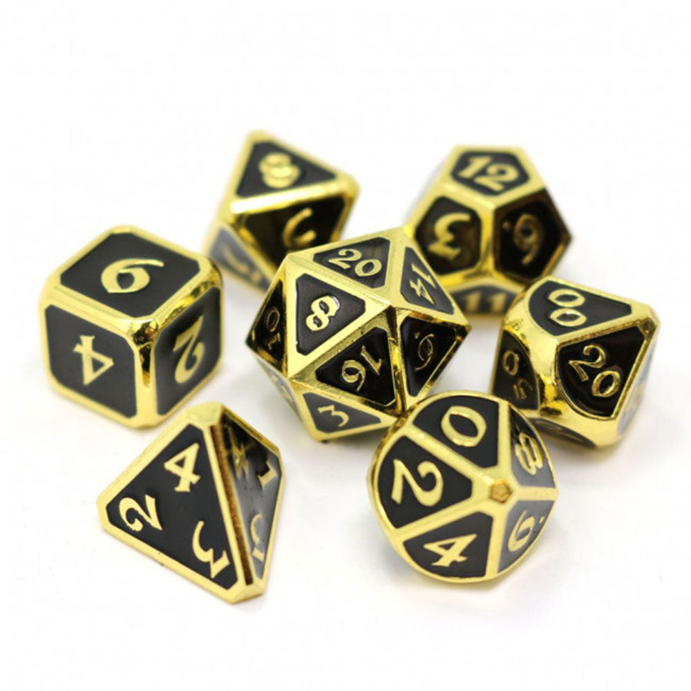 Zestaw RPG DHD Gold Mythica 7pcs