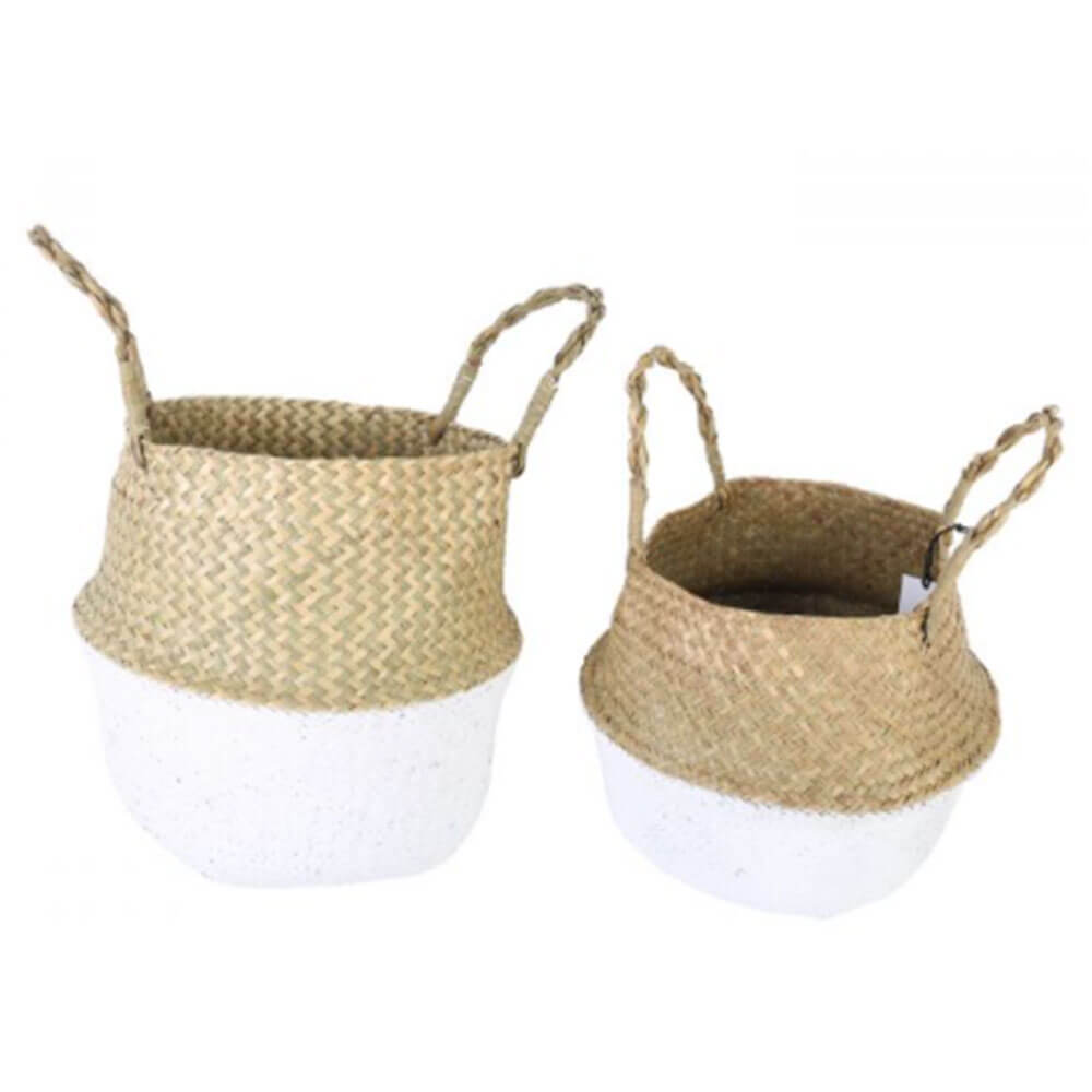 BYRON 2PCS Cestas de barriga dobráveis ​​dobráveis ​​30x27cm