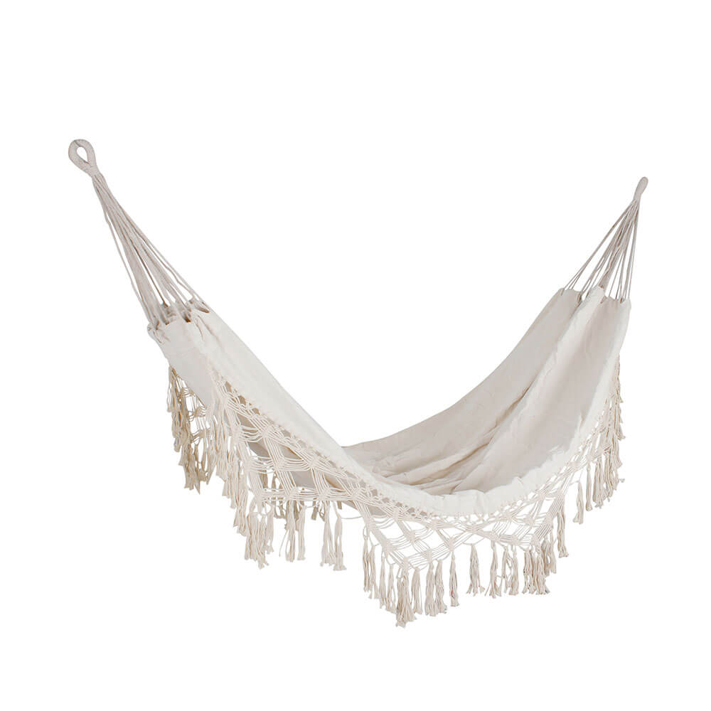 Hammock de lienzo de estilo MacRame de Chill (200x140cm)