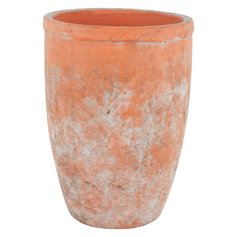 Sersi Antik ansigtsbetonvase terracotta