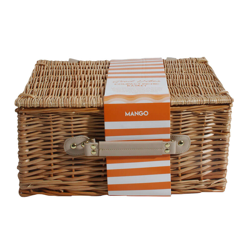 Cesto picnic di salice Hamptons (40x28x20cm)