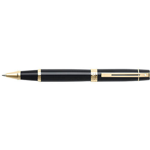 300 Glossy Black/Gold Trim Pen