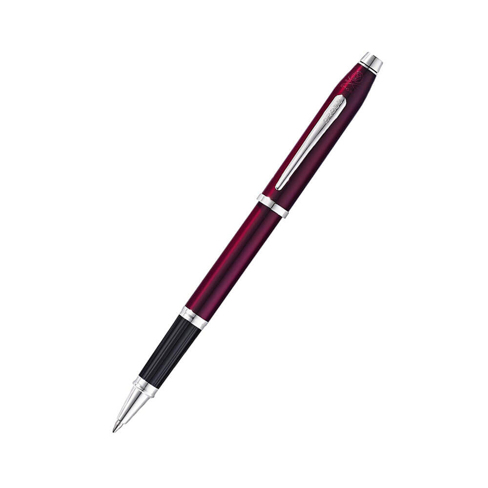 Century II doorzichtige pruim met rhodium pen