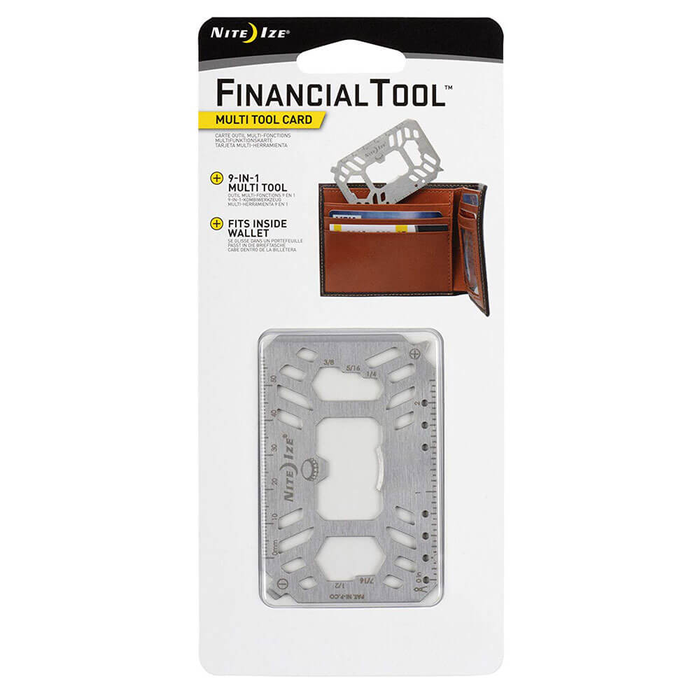 Cartão de ferramenta financeira multi-tool