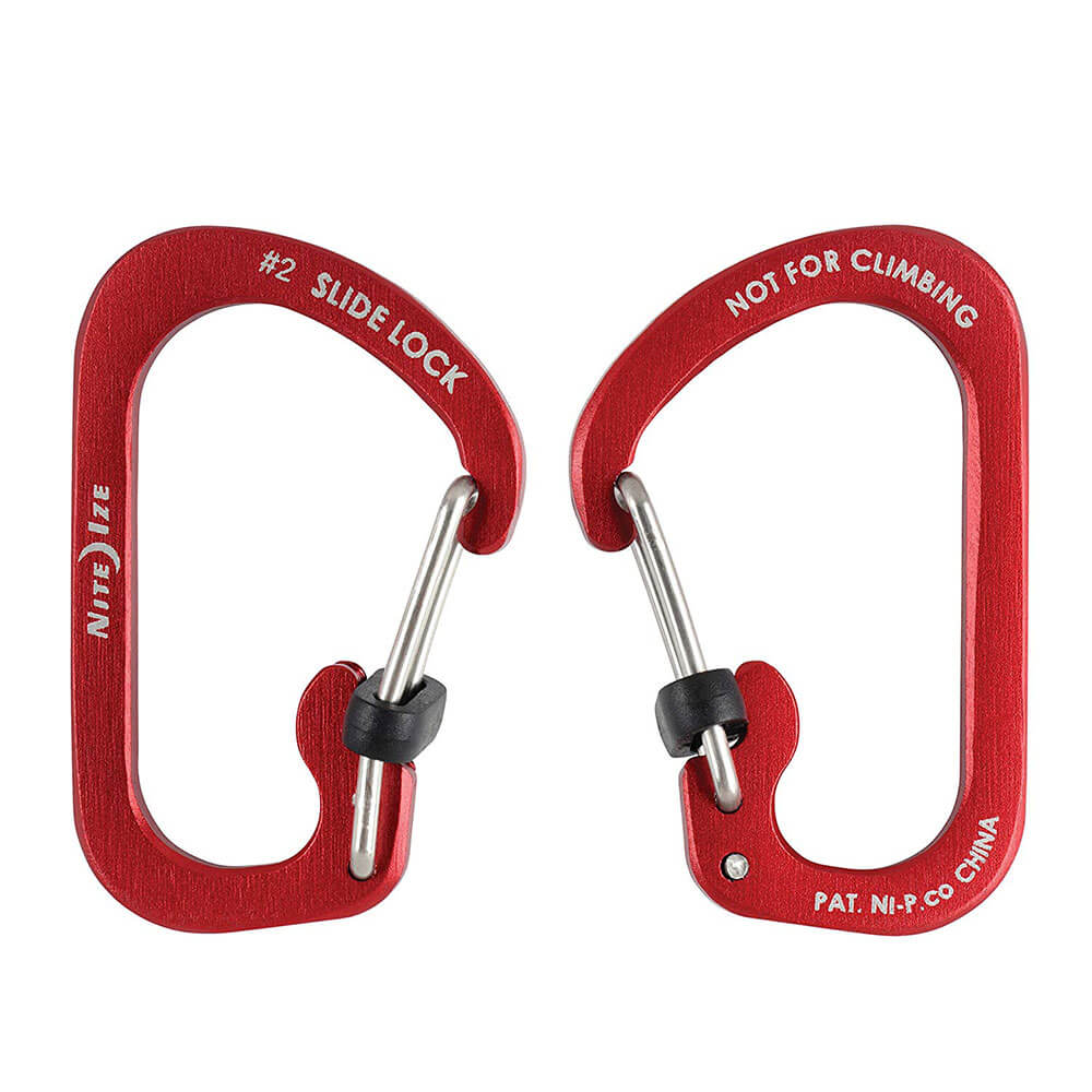 Slidelock karabiner aluminium