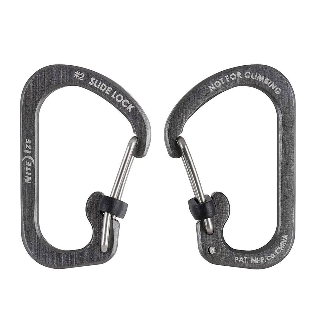 Slidelock karabiner aluminium