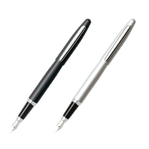 VFM Nickel Plated Medium Fountain Pen