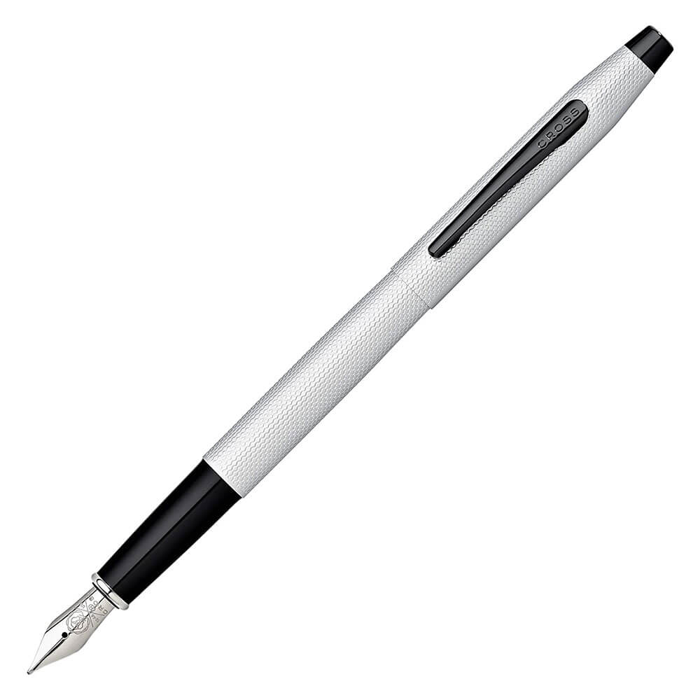 Klassisk århundre børstet PVD Medium Fountain Pen