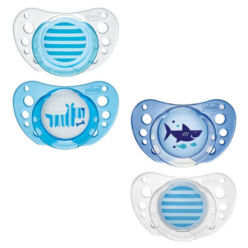 Chicco Latex Physio Air Rubber Pacifier 2pc (Boy)