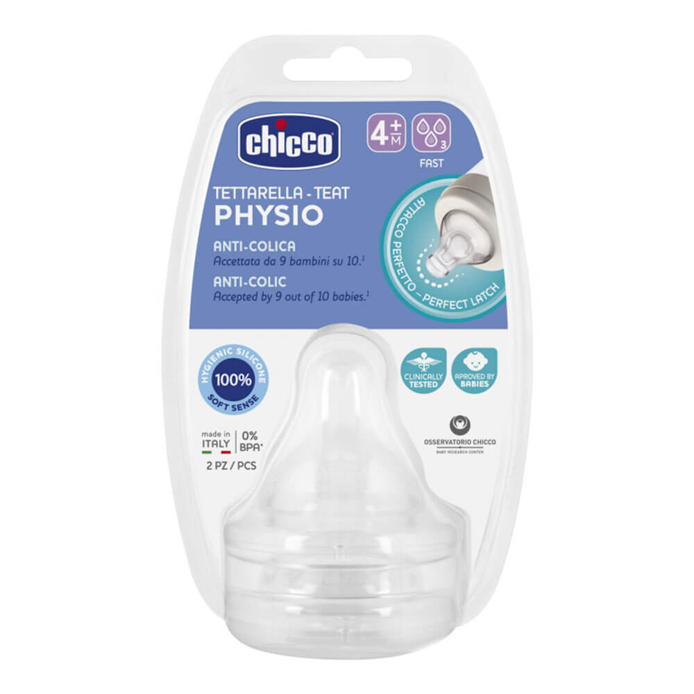 Chicco Perfect5 Anti-Colic Silicon PeeT 2 st