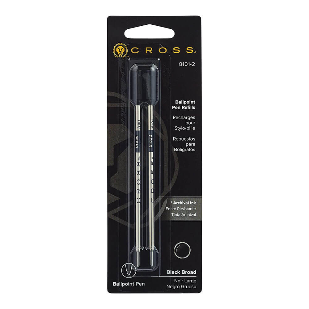 Cross Broad Ballpoint Pen Refill (Pack of 2)