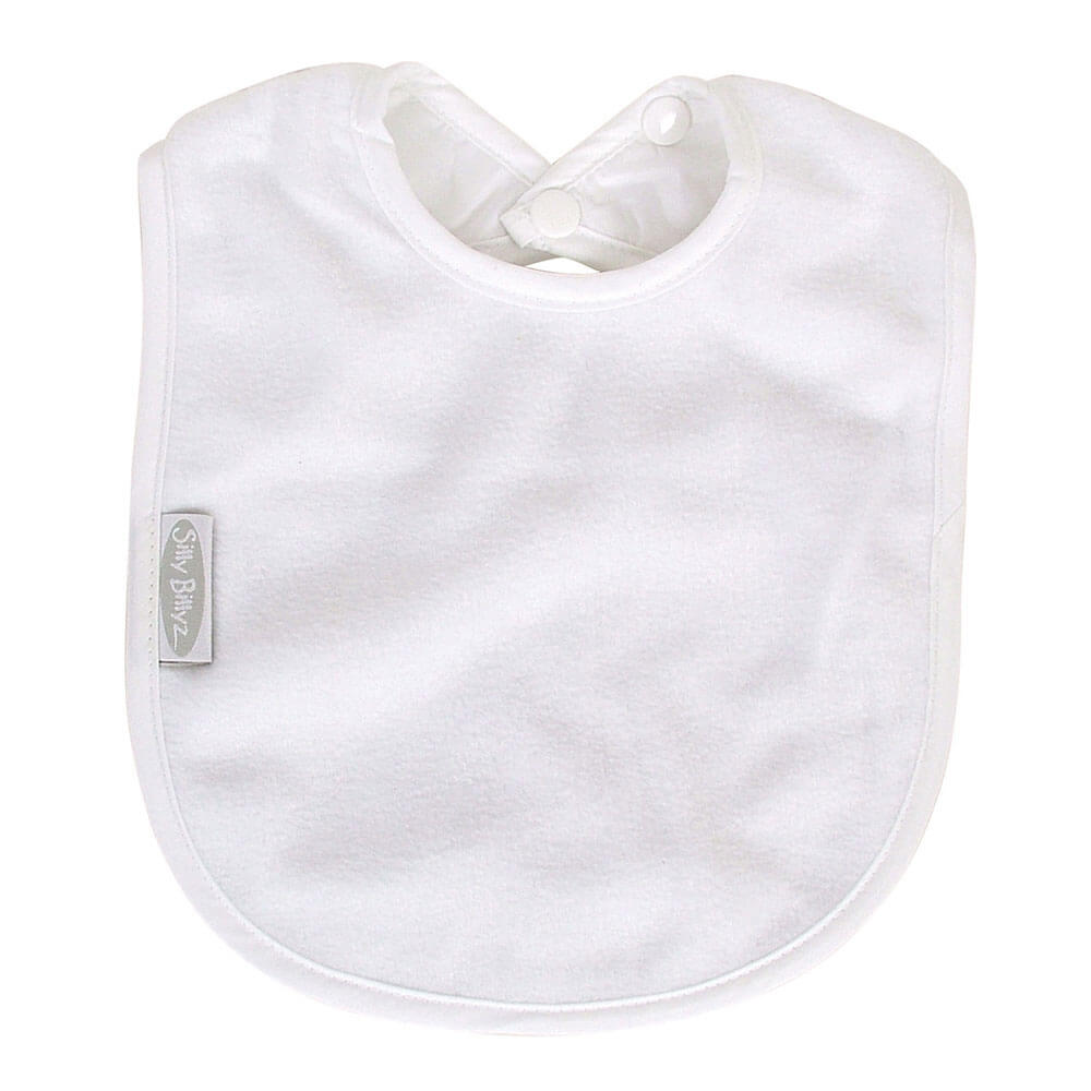 Silly Billyz Fleece Plain Large Bib