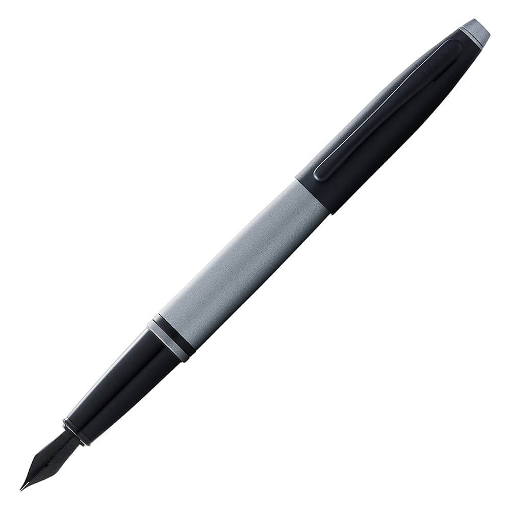 Cross Calais Fountain Pen (gris mate/negro)