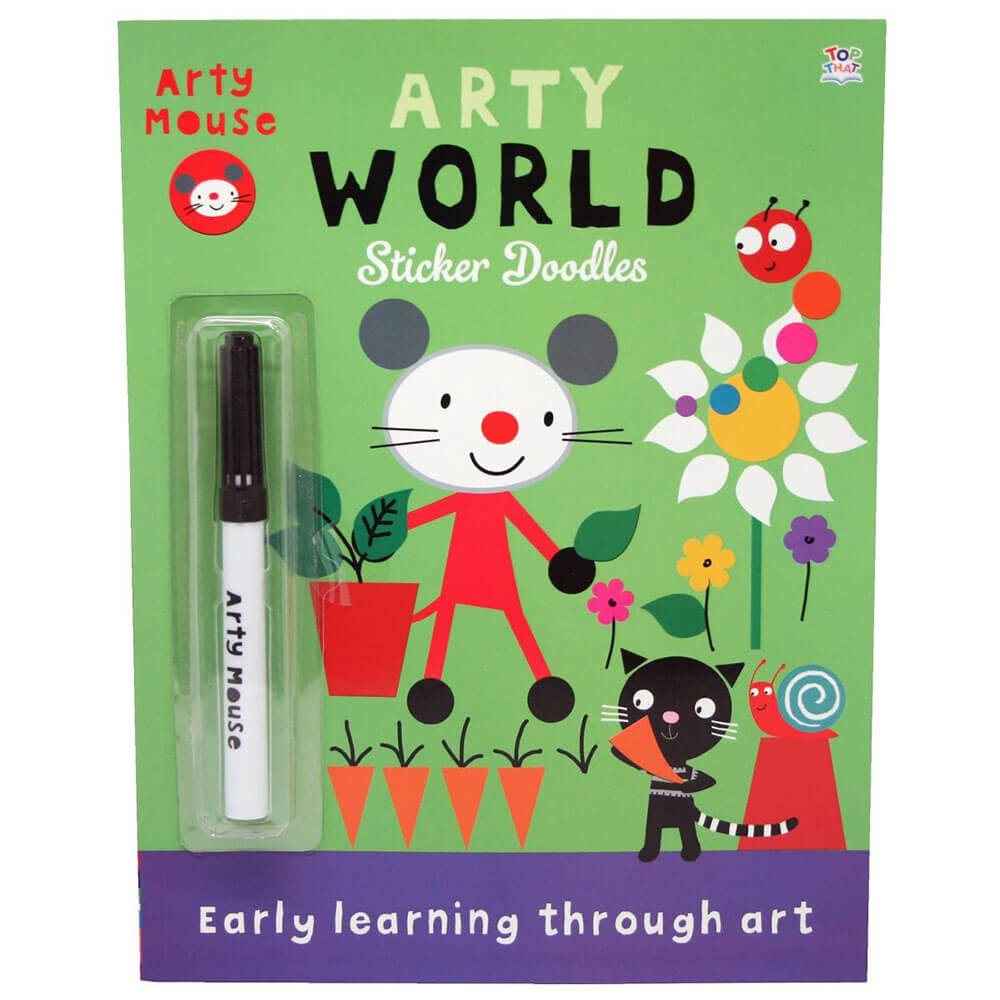 Early Learning via Art Sticker Doodles