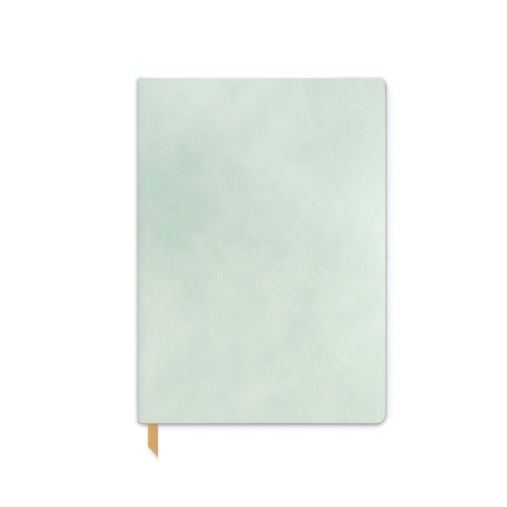 Vegan Suede Cover Undated Planner (Mint)