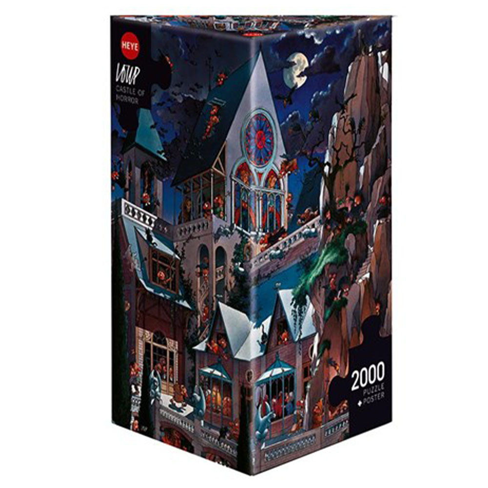 Heye loup driehoekige jigsaw puzzel 2000pcs