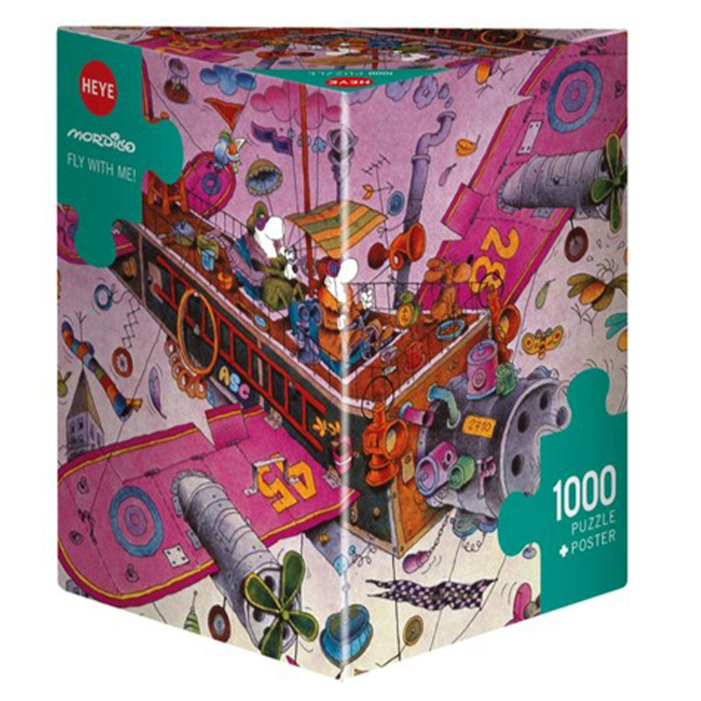 Heye Triangular Jigsaw Puzzle 1000 stk