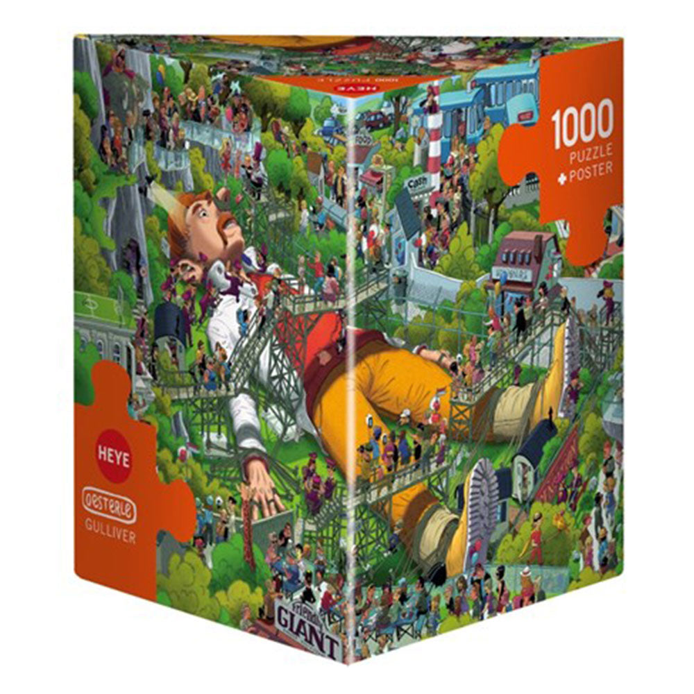 Heye driehoekige puzzel puzzel 1000 stcs