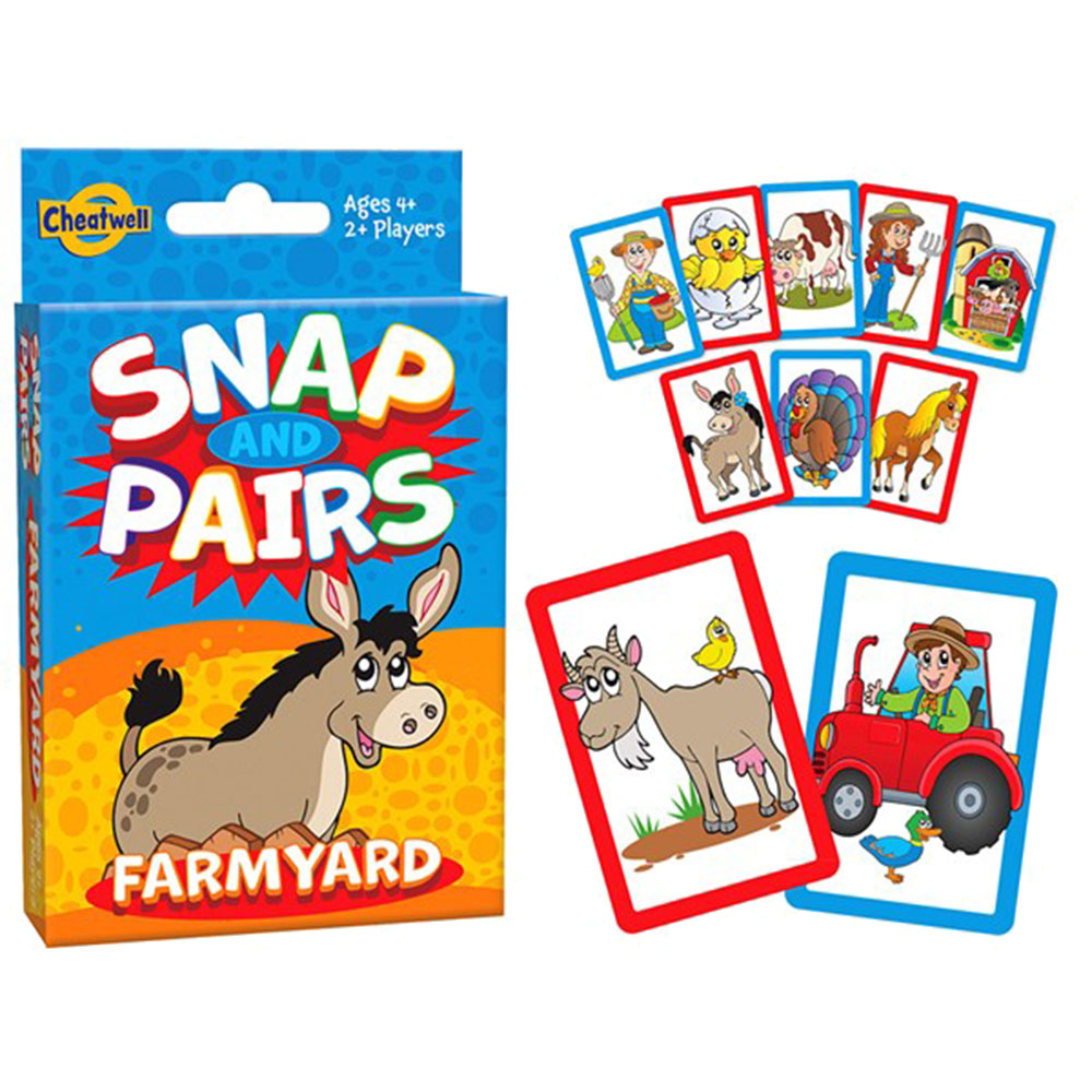  Cheatwell Snap & Pairs Kinderkartenspiel