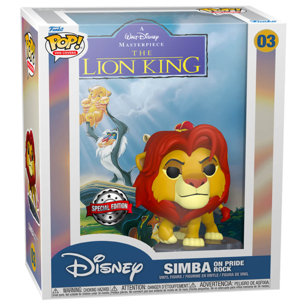 König der Löwen Simba auf Pride Rock US Exclusive Pop! Abdeckung