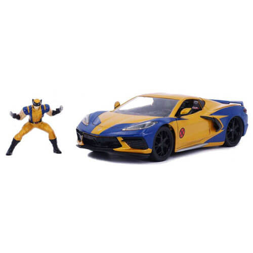 Marvel Comics Wolverine & 2020 Chevy Corvette 1:24 Scale