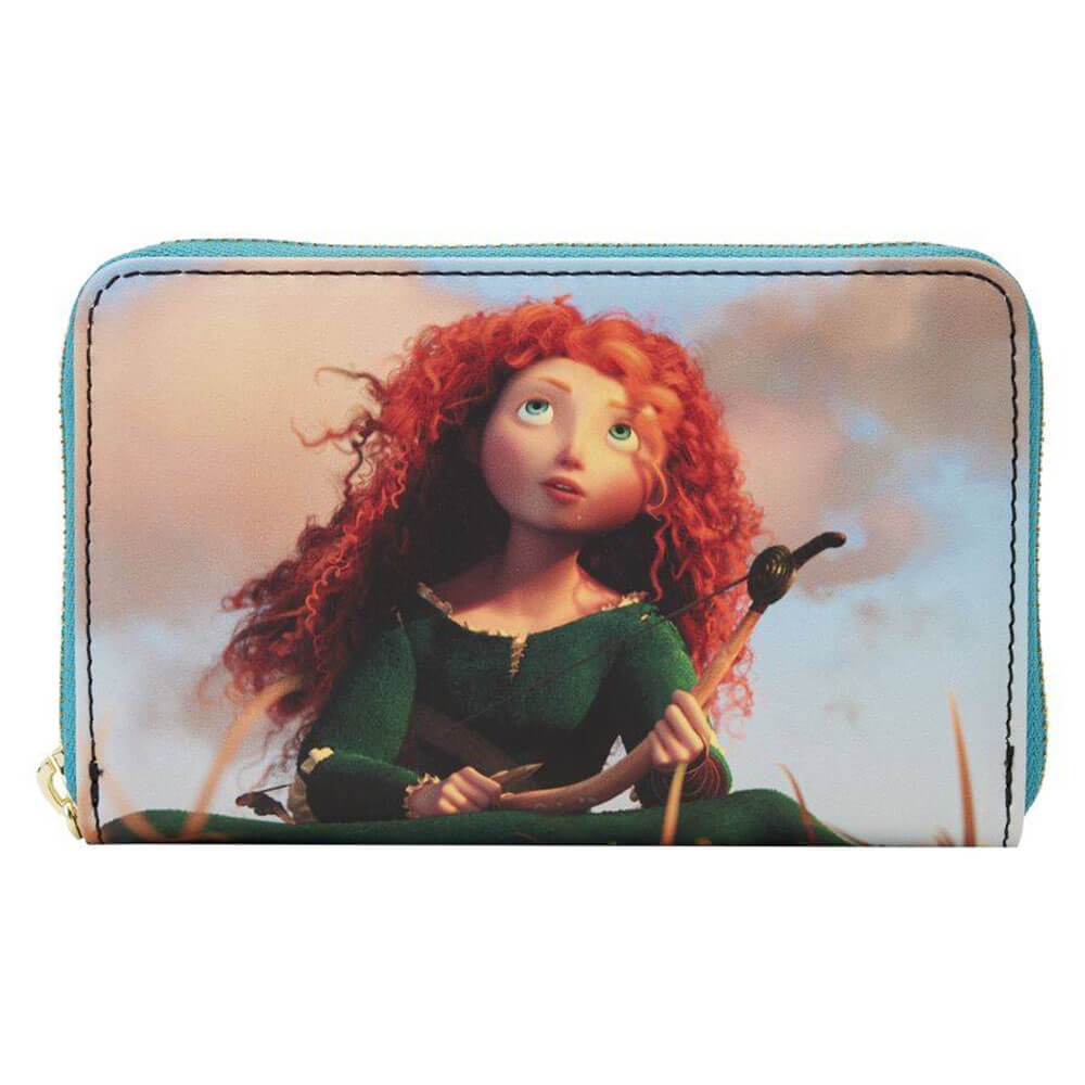 Brave Merida Princess Scene Zip Around Purse