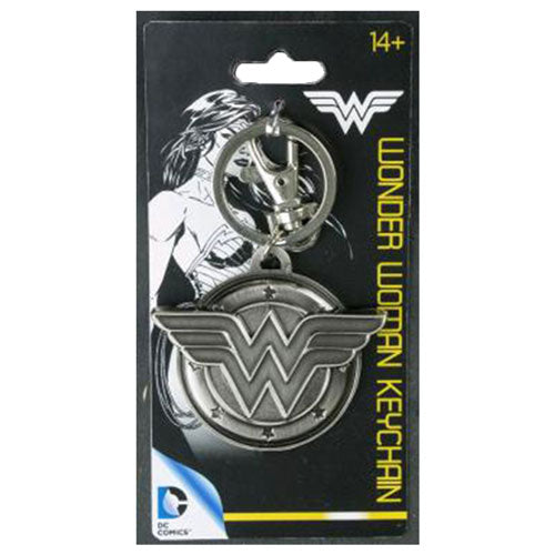 Wonder Woman Logo Pewter Keychain