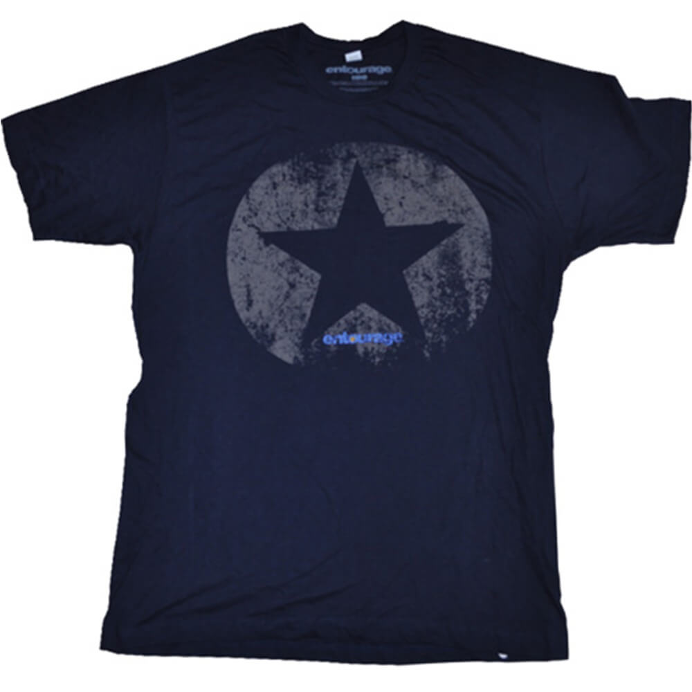  Entourage Star Navy Herren-T-Shirt