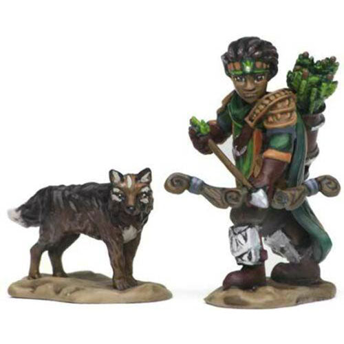 Wardlings Boy Ranger & Wolf Pre-Painted Minis