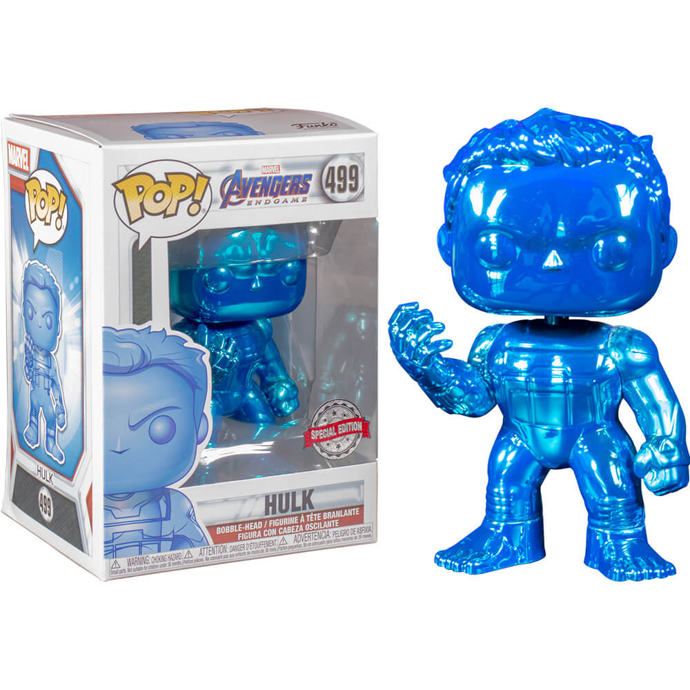 Avengers 4 Endgame Hulk Blue Chrome US Excl Pop! Vinyl