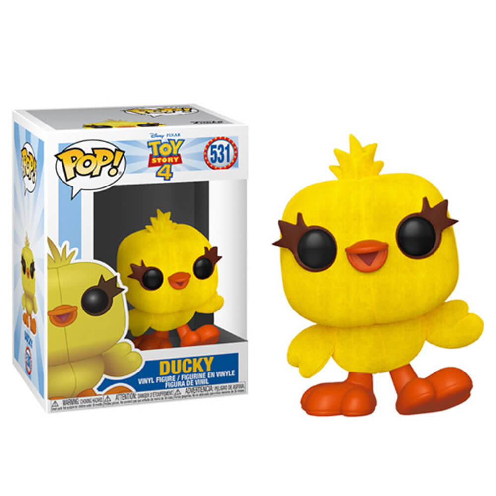 Toy Story 4 Ducky Flocked US Exclusive Pop! Vinyl