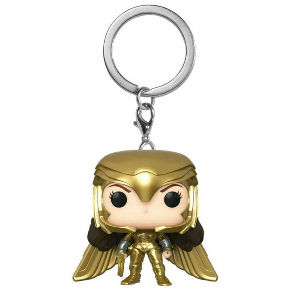 Wonder Woman 1984 Gold Power Pose Pocket Pop! Keychain