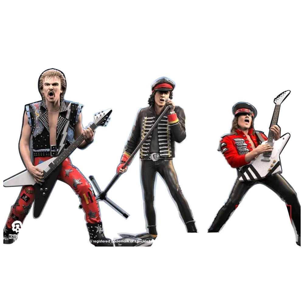 Scorpions Rudolf, Klaus & Matthias Rock Iconz Statue Set