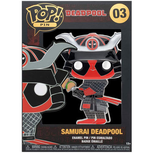 Deadpool Taco Samurai 4" Pop! Enamel Pin