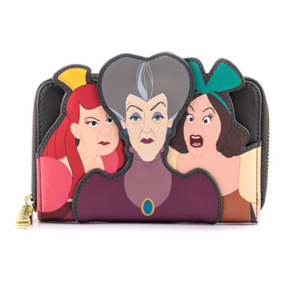 Cinderella Step Mother & Sisters Zip Purse