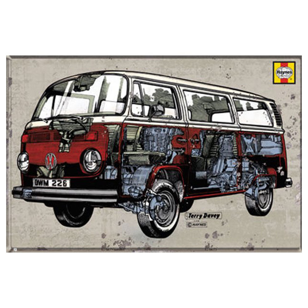 VW Camper Haynes Campervan Poster