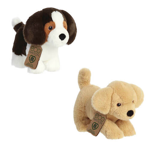 Eco Nation Recycled Filled Dog Plush