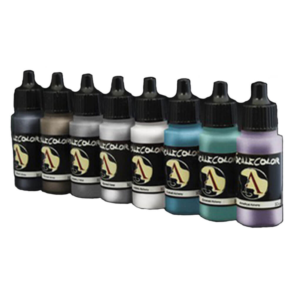 Pinturas 75 Set de pintura de metal y alquimia de Scalecolor 17ml