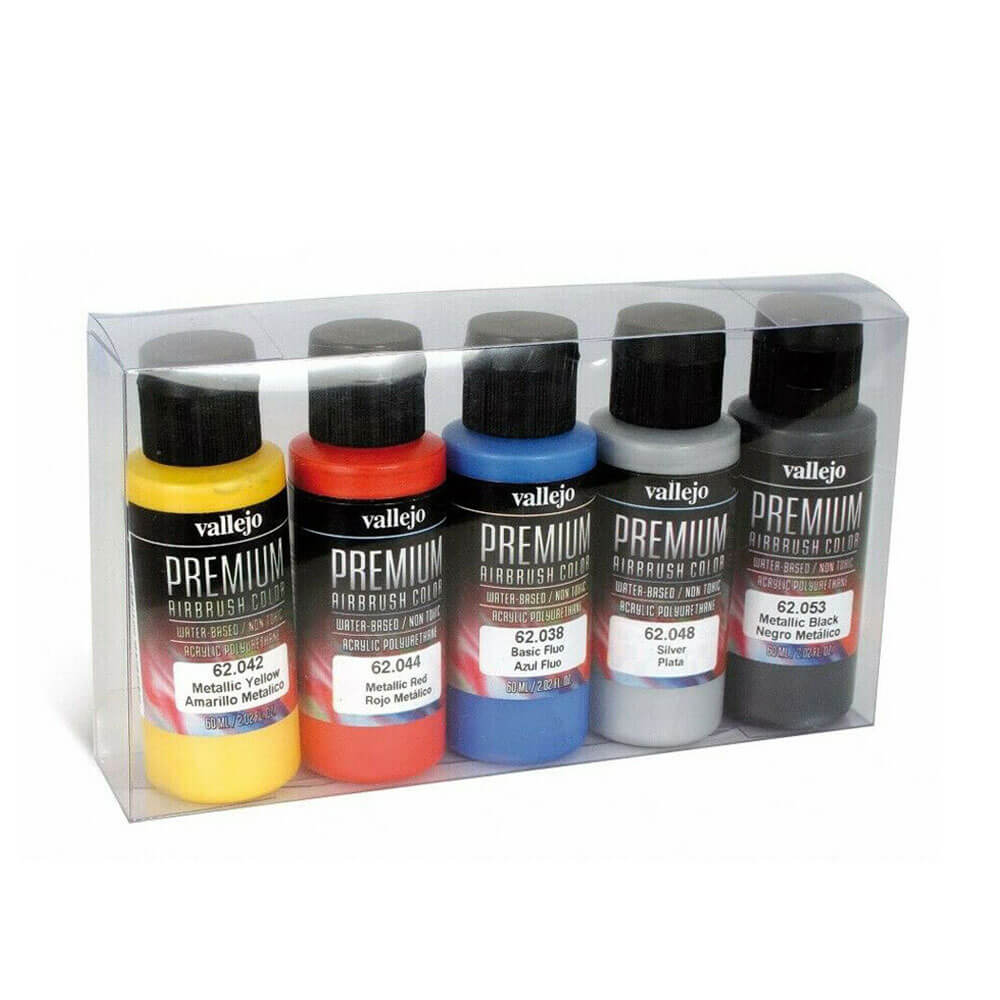 Ensemble de peinture de couleur premium Vallejo de 5