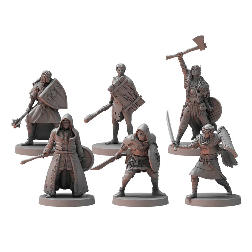 Dark Souls RPG Unknyled Heroes Miniature Set