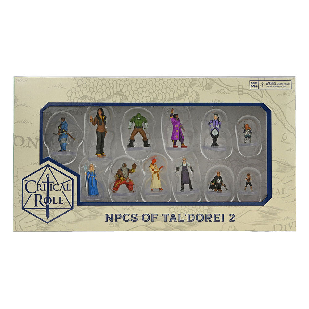 Kritisk rolle NPC'er af Tal'Dorei Miniature Set