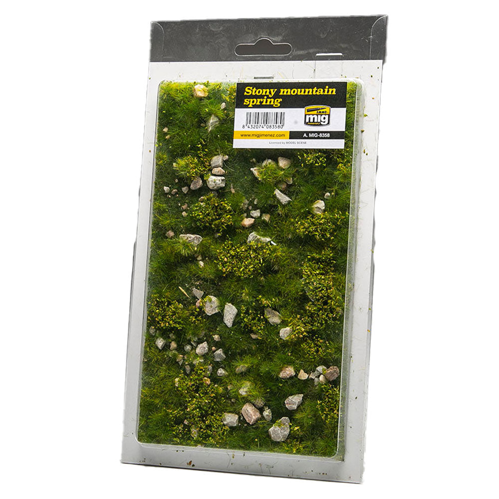 Ammo par Mig Dioramas Stony Mountain Grass Mat