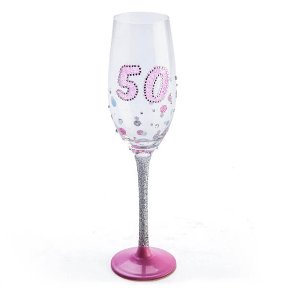 Fødselsdag Sparkle Champagne Flute