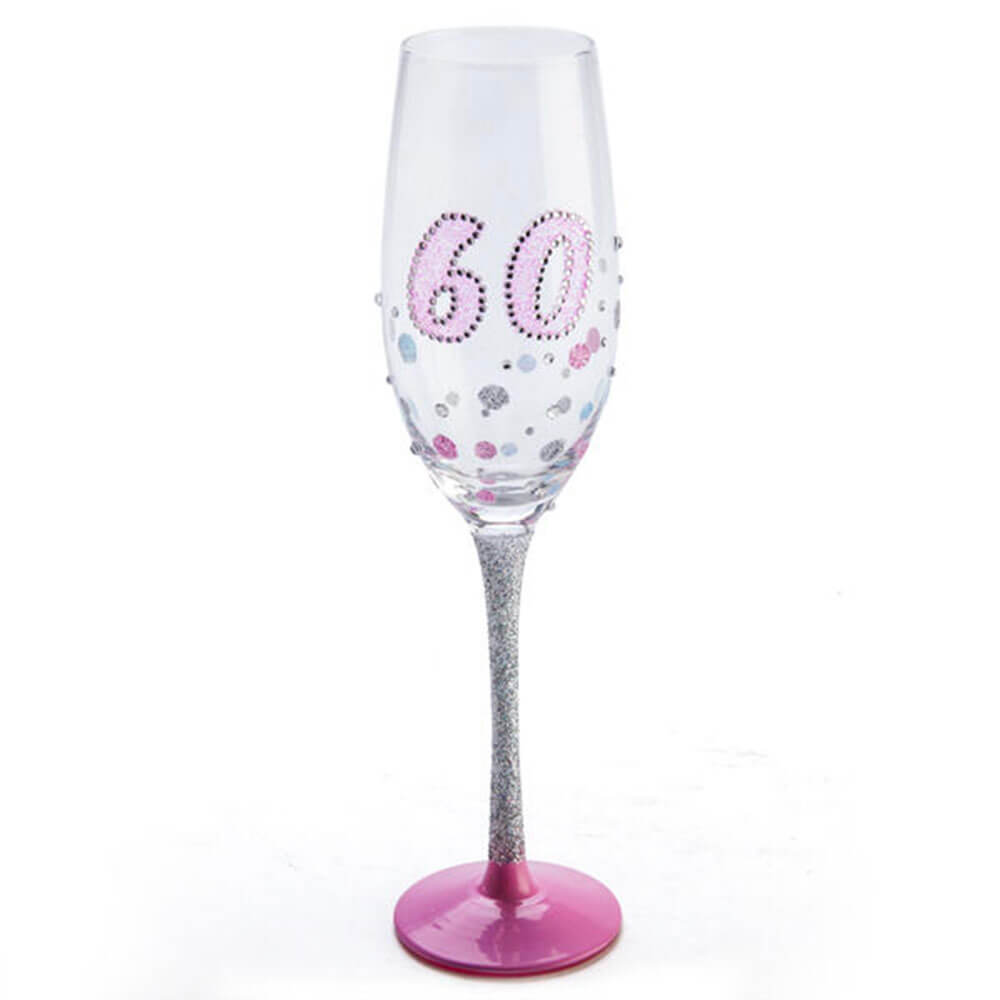 Verjaardag Sparkle Champagne Flute