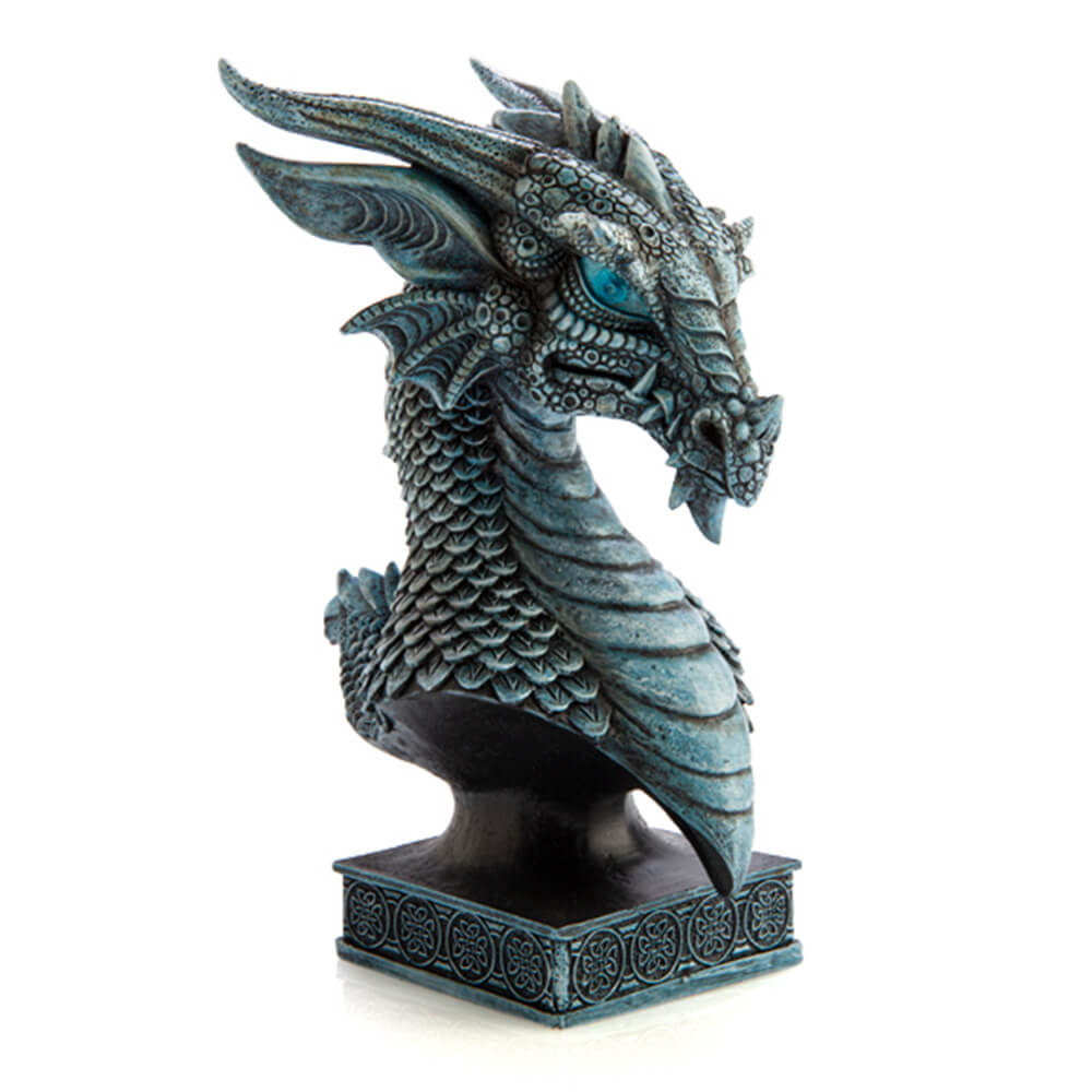 Tête de dragon de glace