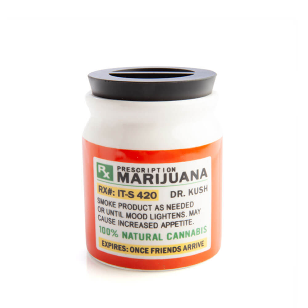 Receta marihuana esconderlo! Jarra de almacenamiento