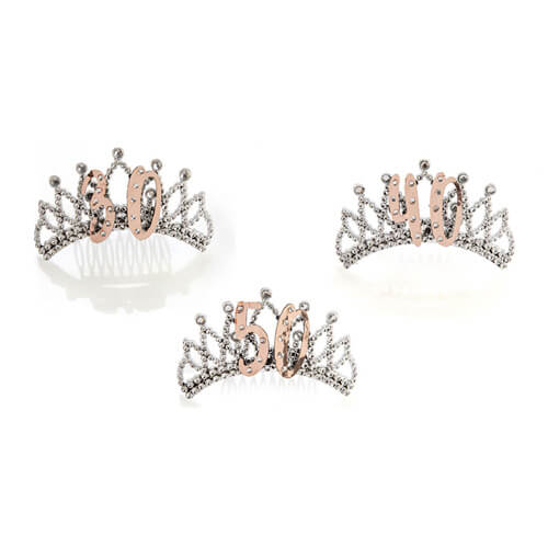 Rose Gold and Silver Tiara