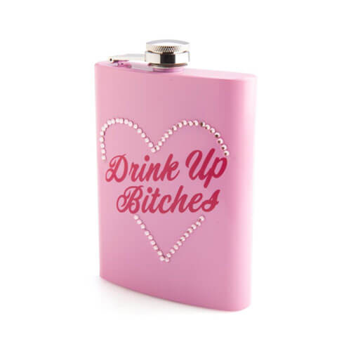 Drink Up B*tches Metal Flask