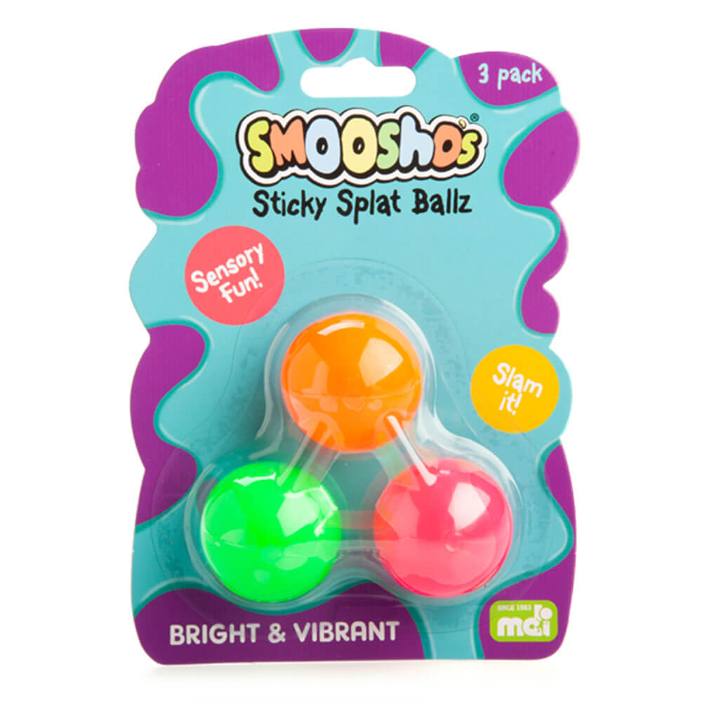 Smooshos Sticky Splat Ballz (sæt af 3)