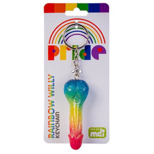 Rainbow Willy Keychain